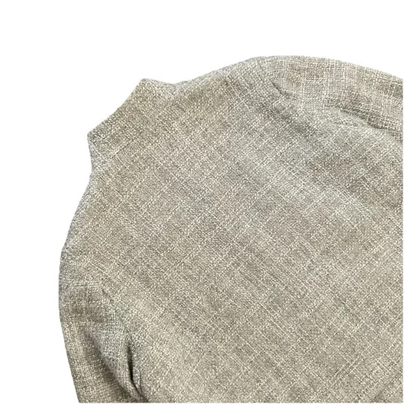 Anne Klein Tweed Turn Lock Jacket Beige Career Office Womens Size 14 Classic - Picture 7 of 7